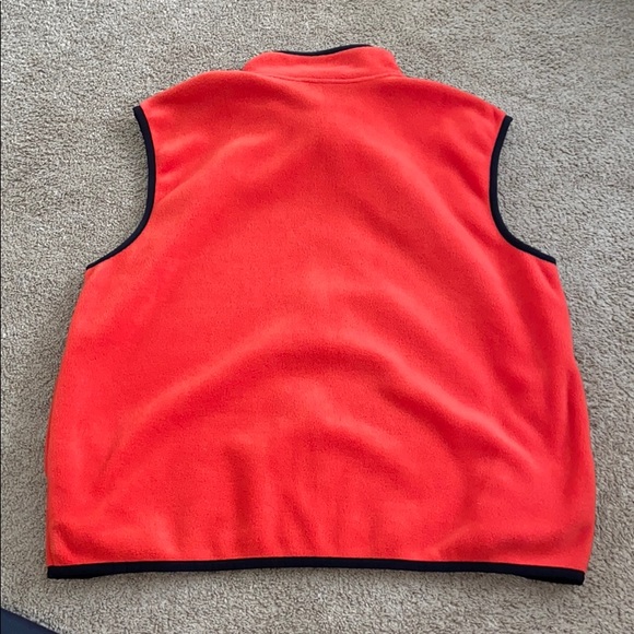 Vintage Team Adidas Red Fleece Vest Size XL - Picture 4 of 5